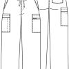 Cherokee Mens Medical Scrub Pants Cotton Stretch Cargo-5