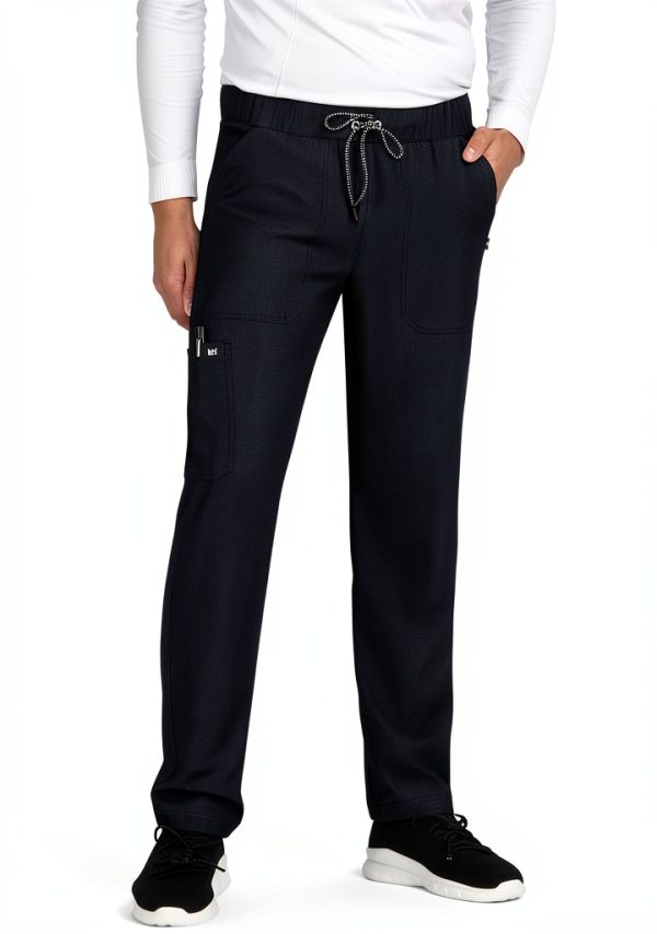Koi Men Medical Scrub Pants Elastic Waist Six Pockets-0