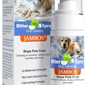 JAMBOS Dog Repellent Spray No Chew Pet Safe Furniture-0
