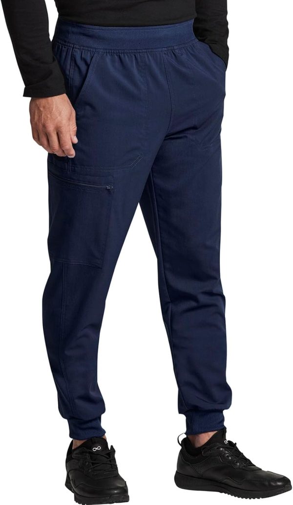 Pavo Mens Scrub Pants Comfortable Durable Medical Joggers-5