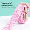 Faygarsle Dog Collar Pink Bow Cotton Adjustable Pet Collar-2