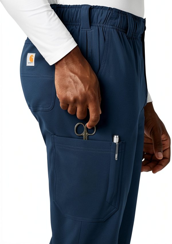 Carhartt Mens Scrub Pants Utility Pockets Comfort Fit-5