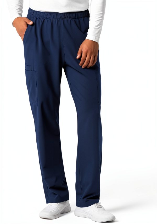 Wink Medical Scrub Pants Mens Stretch Fabric Cargo Pockets-0