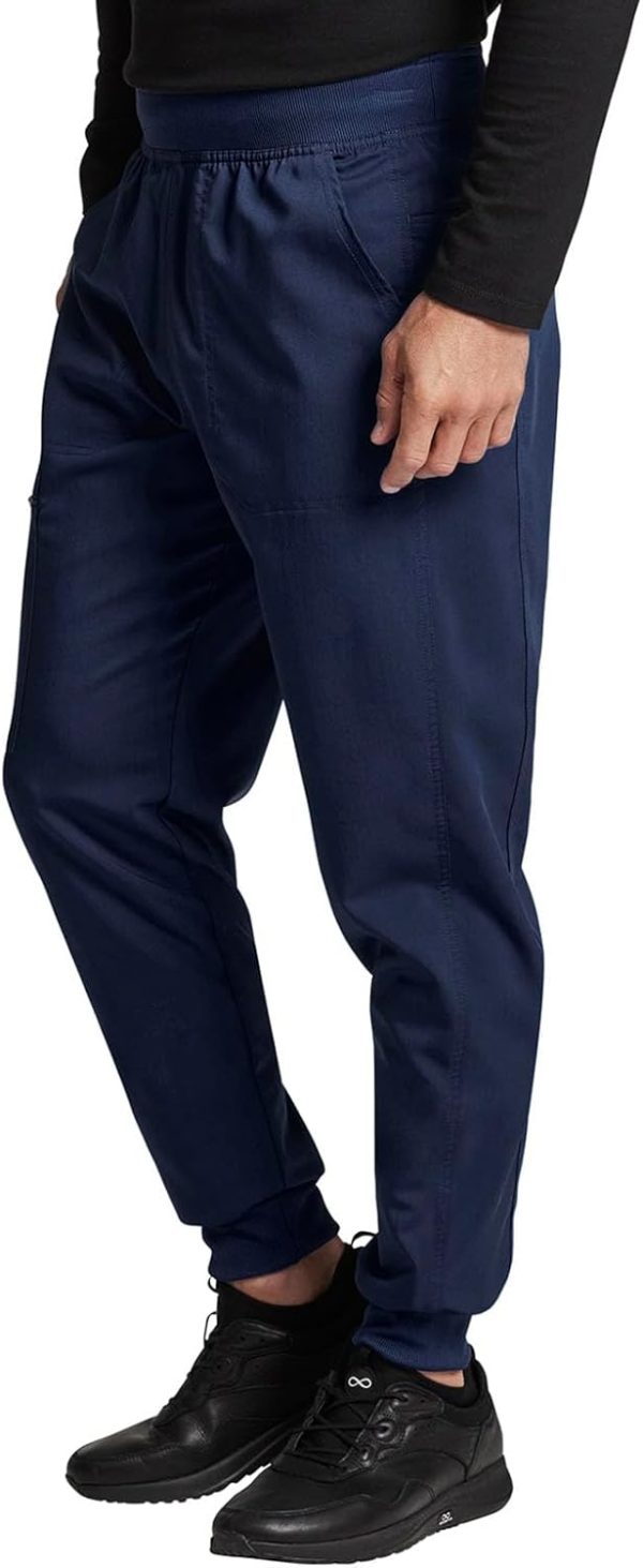 Pavo Mens Scrub Pants Comfortable Durable Medical Joggers-4