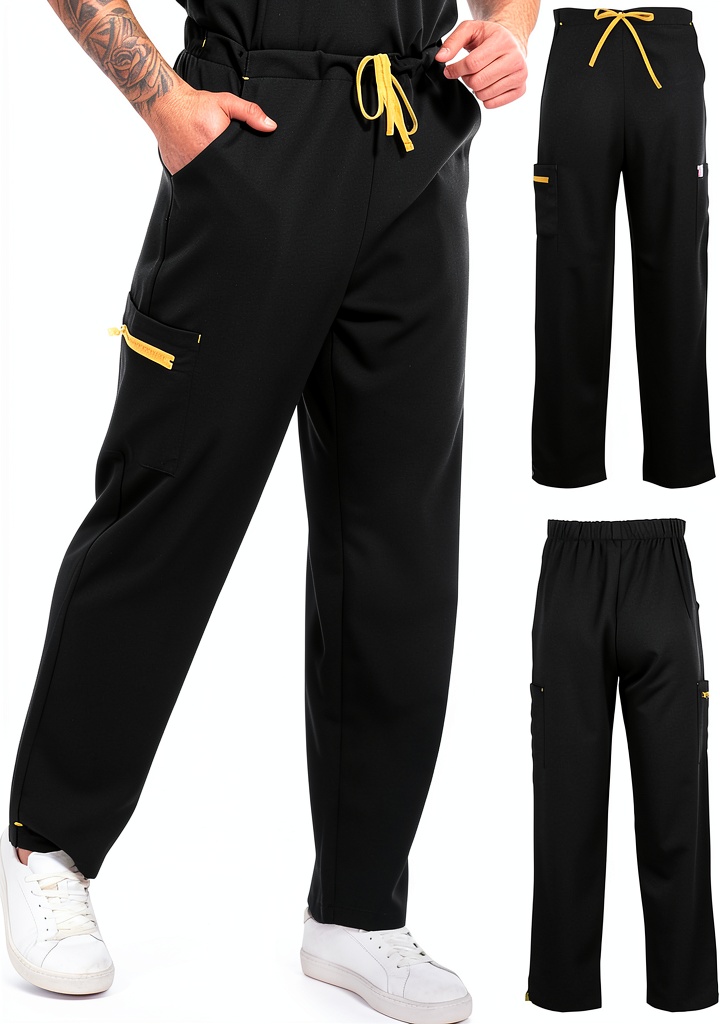 Healthcare worker wearing JONATHAN UNIFORM Medical Scrub Pants while checking patient vitals