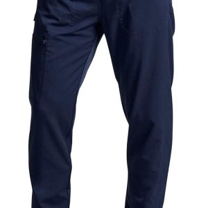 Pavo Mens Scrub Pants Comfortable Durable Medical Joggers-0