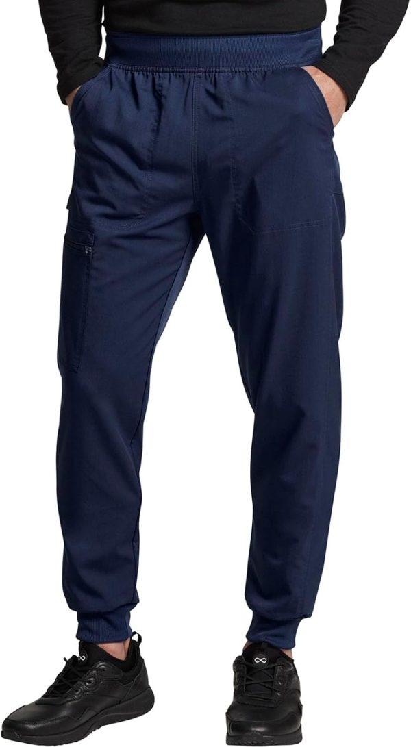 Pavo Mens Scrub Pants Comfortable Durable Medical Joggers-0