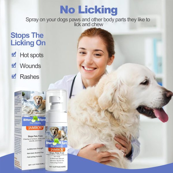 JAMBOS Dog Repellent Spray No Chew Pet Safe Furniture-4