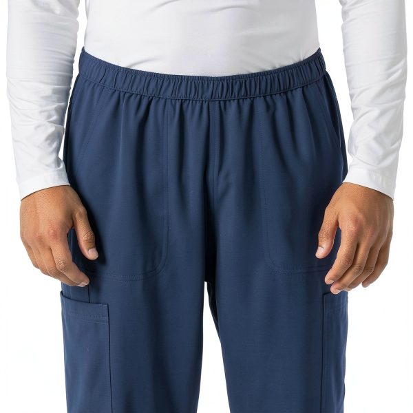 Wink Medical Scrub Pants Mens Stretch Fabric Cargo Pockets-2