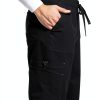 KOI Mens Medical Scrub Pants Elastic Waist Six Pockets-2