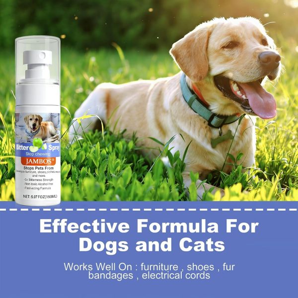 JAMBOS Dog Repellent Spray No Chew Pet Safe Furniture-2