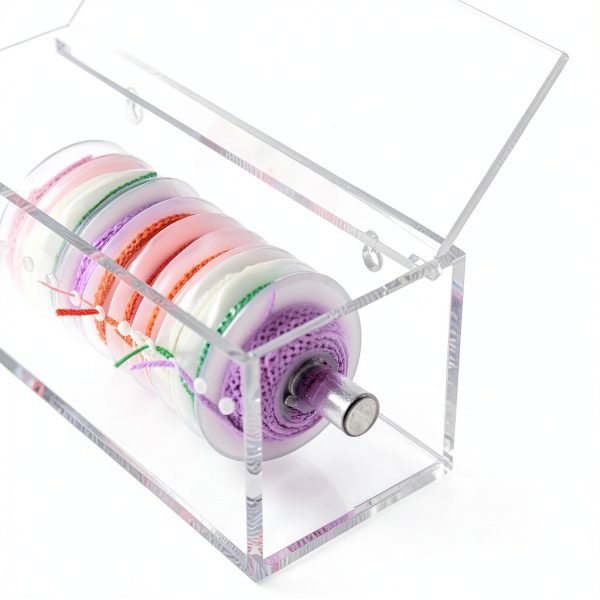Dental Power Chain Organizer Case Vocadok Acrylic Rack Holds 15 Chains-3