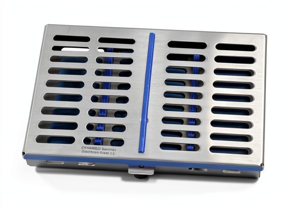 German Steel Dental Cassette Rack Tray by MMD Holds 10 Instruments-7