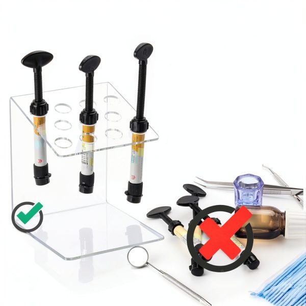Dental Organizer - Dental Instrument Holder for Composite Resin Adhesive Syringes-2
