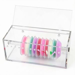 Dental Power Chain Organizer Case Vocadok Acrylic Rack Holds 15 Chains-0
