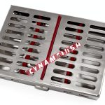 German Stainless Dental Cassette Rack Tray for 10 Instruments-0