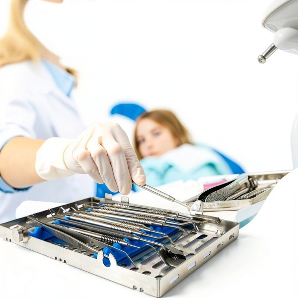 JMU Dental Autoclave Sterilization Cassettes for 10 Instruments, Detachable Instrument Cassette Rack, Blue-6