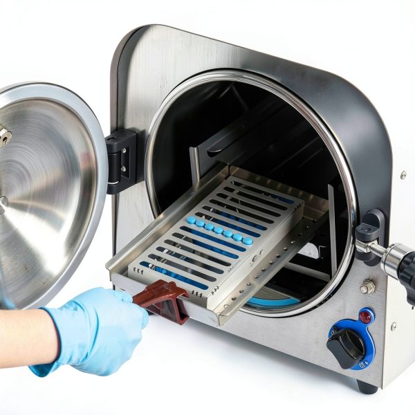 JMU Dental Sterilization Cassette for 7 Instruments Hinge Design Rack-5