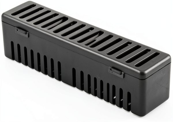 Dental Instrument Autoclave Box, Plastic Dental Box Container Plastic Dental Instrument Cleaning Box Instrument Cleaning Container Cleaning Box (Black)-8