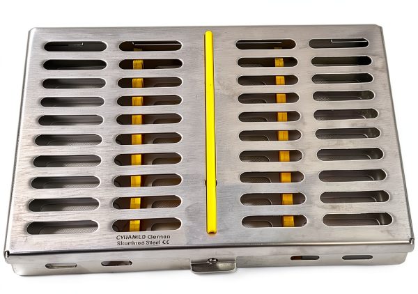 German Dental Autoclave Cassettes Rack by CYNAMED YC-02 for 10 Tools-6