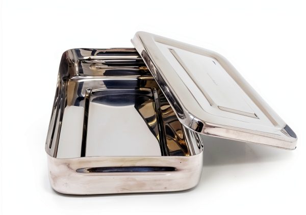 Stainless Steel Surgical Dental Sterilizer Box A2Z SCILAB 10L x 6W x-2