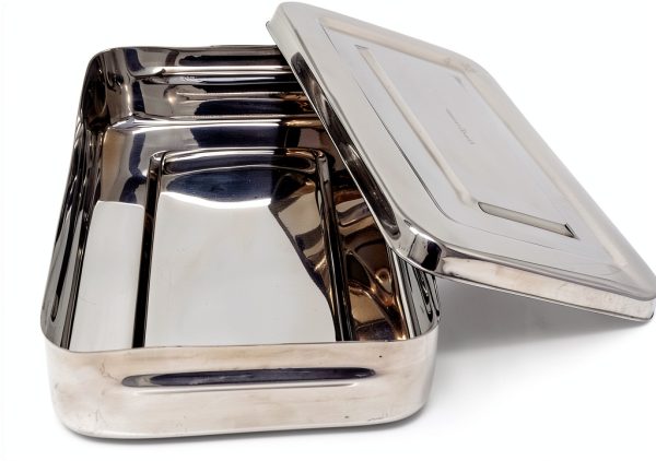 Stainless Steel Surgical Dental Sterilizer Box A2Z SCILAB 10L x 6W x-7