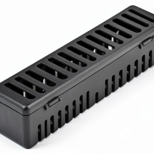 Dental Instrument Autoclave Box, Plastic Dental Box Container Plastic Dental Instrument Cleaning Box Instrument Cleaning Container Cleaning Box (Black)-0