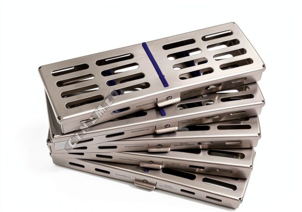Dental Sterilization Cassette Set of 5 Autoclave Racks MMD 7x2.5-3