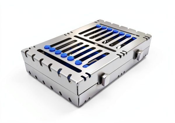Sterilization Cassette Tray ARTMAN INSTRUMENTS Double Button 7x4x1.4in-1