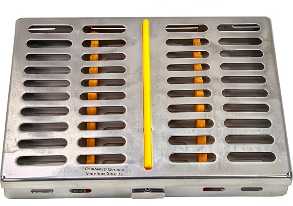 German Dental Autoclave Cassettes Rack by CYNAMED YC-02 for 10 Tools-5
