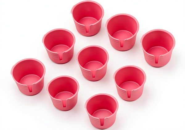 Plastic Dappen Dish 50pcs Disposable Bowls by ARTIBETTER Small 1L Cup-8