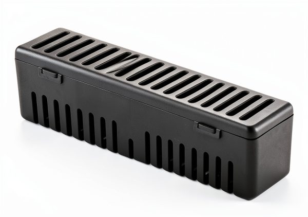 Dental Instrument Autoclave Box, Plastic Dental Box Container Plastic Dental Instrument Cleaning Box Instrument Cleaning Container Cleaning Box (Black)-1