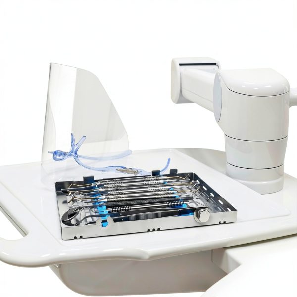 JMU Dental Autoclave Sterilization Cassettes for 10 Instruments, Detachable Instrument Cassette Rack, Blue-5